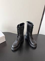Dior D-Road Ankle Boot Black Grained Calfskin black - 4