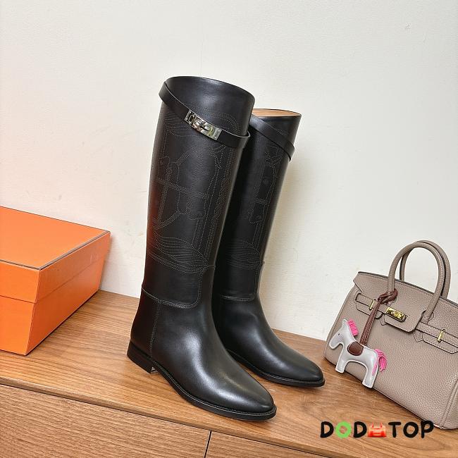 Hermes Boots black 01  - 1