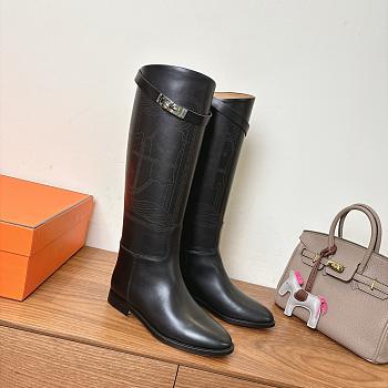 Hermes Boots black 01 