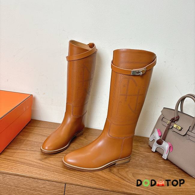 Hermes Boots brown 01 - 1