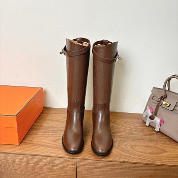 Hermes Boots brown 02
