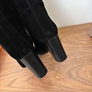 Hermes Boots black suede leather - 03 - 6