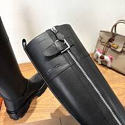 Hermes boots black soft leather bag - 2