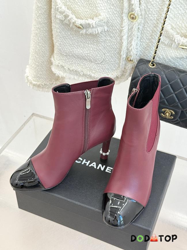 Chanel boots red- 04 - 1