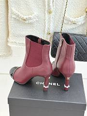 Chanel boots red- 04 - 2