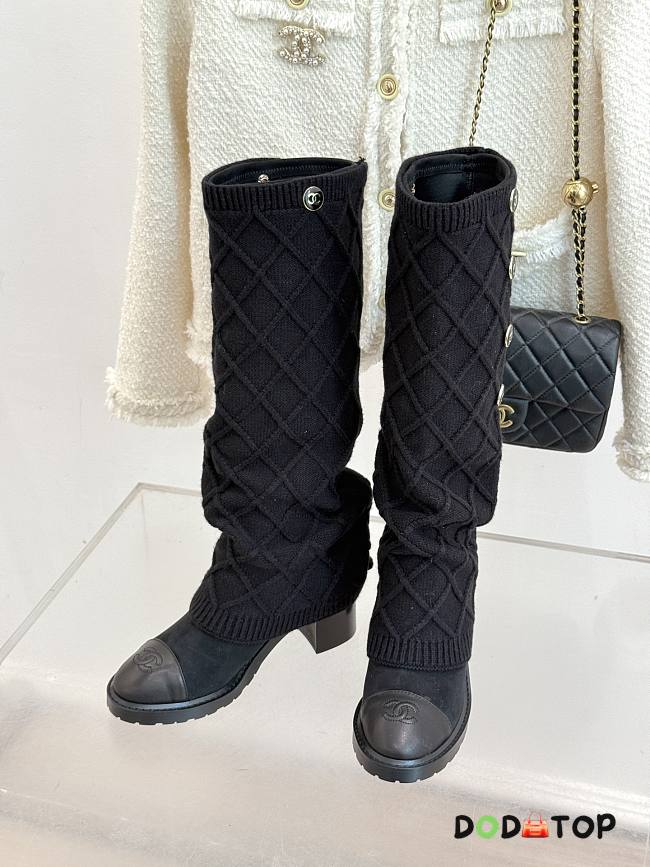 Chanel boots black - 06 - 1
