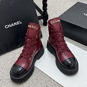 Chanel boots red- 09 - 1