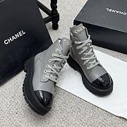 Chanel boots gray- 10 - 6
