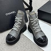 Chanel boots gray- 10 - 4