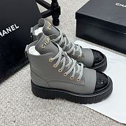 Chanel boots gray- 10 - 3