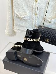 Chanel boots black suede material  - 12  - 4