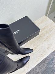 YSL FRANCOISE boots in smooth leather black - 3