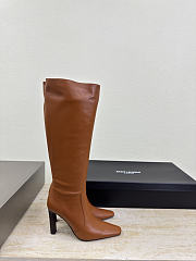 YSL FRANCOISE boots in smooth leather brown - 2