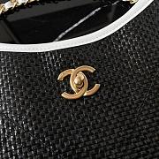 Chanel Maxi Hobo bag tote black zie 36×59×13cm - 6