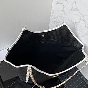 Chanel Maxi Hobo bag tote black zie 36×59×13cm - 5