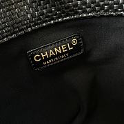 Chanel Maxi Hobo bag tote black zie 36×59×13cm - 4