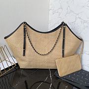 Chanel Maxi Hobo bag tote beige zie 36×59×13cm - 5