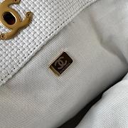Chanel Maxi Hobo bag tote white size 36×59×13cm - 5