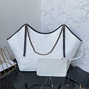 Chanel Maxi Hobo bag tote white size 36×59×13cm - 4