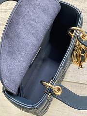 Dior lady ABC blue bag size 20x8x17cm - 5