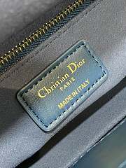 Dior lady ABC blue bag size 20x8x17cm - 2