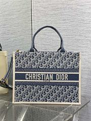 Dior book tote blue bag size 36x16x27cm - 1