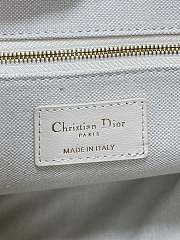 Dior book tote blue bag size 36x16x27cm - 4