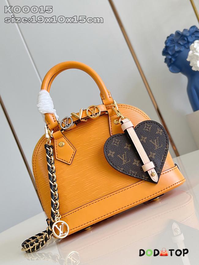 Louis Vuitton Alma BB bag Yellow size 23x17x11cm - 1