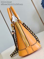 Louis Vuitton Alma BB bag Yellow size 23x17x11cm - 5