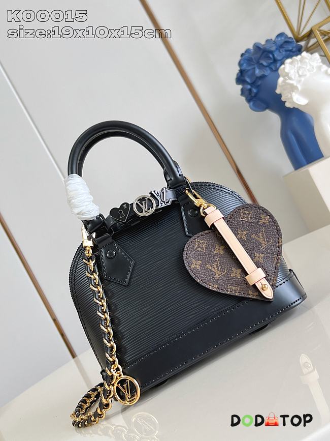 Louis Vuitton Alma BB bag black size 23x17x11cm - 1