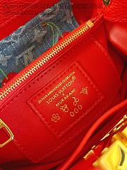 Louis Vuitton Capucines Mini red bag size  21 x 13.6 x 8 cm - 4