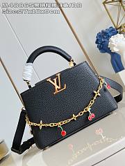 Louis Vuitton Capucines black bag size 27x18x0cm - 1