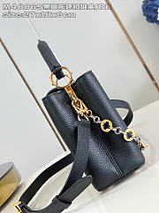 Louis Vuitton Capucines BB Chain On You black bag size 12 x 8 x 22 cm - 6