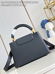 Louis Vuitton Capucines BB Chain On You black bag size 12 x 8 x 22 cm - 5