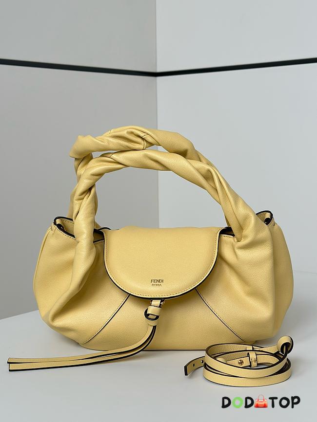 Fendi Spy Small Yellow leather bag size  18x12x32cm - 1