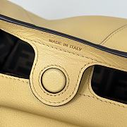 Fendi Spy Small Yellow leather bag size  18x12x32cm - 5