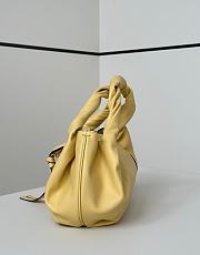 Fendi Spy Small Yellow leather bag size  18x12x32cm - 4
