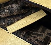 Fendi Spy Small Yellow leather bag size  18x12x32cm - 2