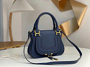 Chloe-marcie navi color bag size 30x23x10cm - 5