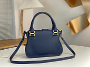 Chloe-marcie navi color bag size 30x23x10cm - 4
