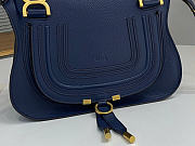 Chloe-marcie navi color bag size 30x23x10cm - 2