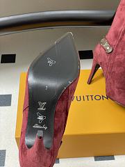 Louis vuitton LEGACY boots red Suede - 2