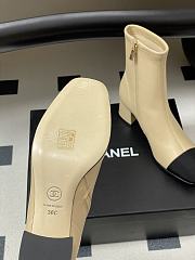 Chanel boots beige women - 4