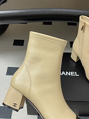 Chanel boots beige women - 2
