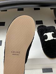 Celine Fur slippers black - 4