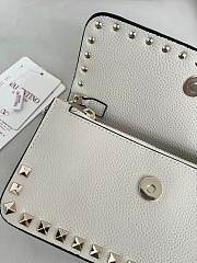 Valentino Mini Calf Leather cream bag size 21×6×11cm - 3