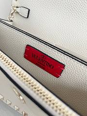Valentino Mini Calf Leather cream bag size 21×6×11cm - 2