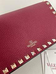 Valentino Mini Calf Leather red bag size 21×6×11cm - 6