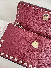Valentino Mini Calf Leather red bag size 21×6×11cm - 5