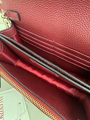 Valentino Mini Calf Leather red bag size 21×6×11cm - 3